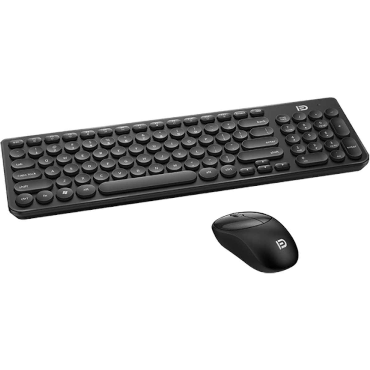 TODO 2.4Ghz Wireless Keyboard Mouse Combo Mac Windows Android 96 Key -  Black | Woolworths