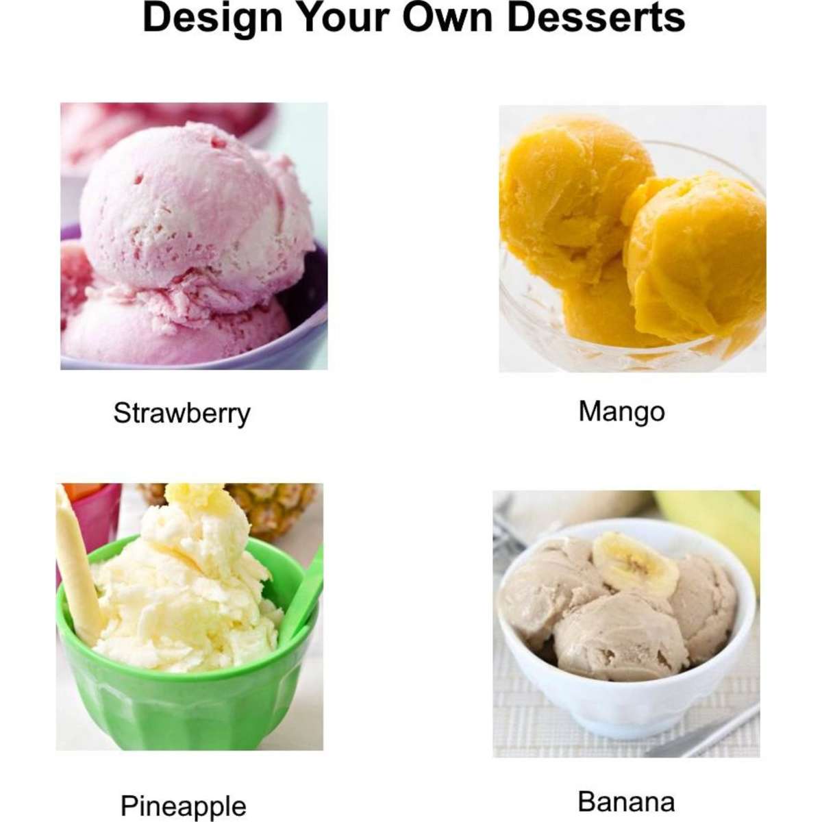 TODO Frozen Fruit Dessert Maker Blender Gellato Banana Healthy Ice Cream 250W Blue Woolworths