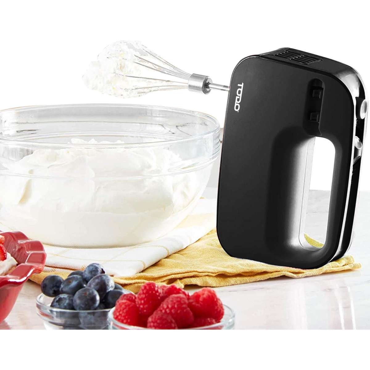 TODO Electric Hand Mixer Beater 3 Speed Whisk Cake Mixer Kitchen