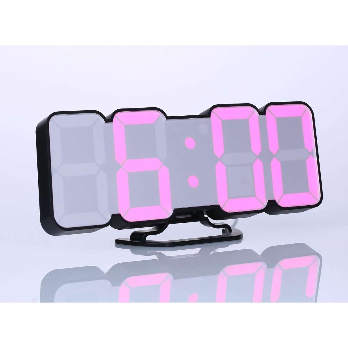 TODO LED Digital Alarm Clock 115 Colour Display USB Power Countdown
