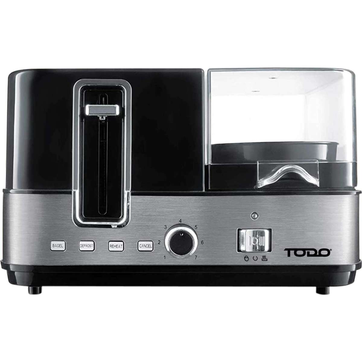 TODO 1400W Breakfast Master Toaster Egg Cooker Poacher Bacon Fryer