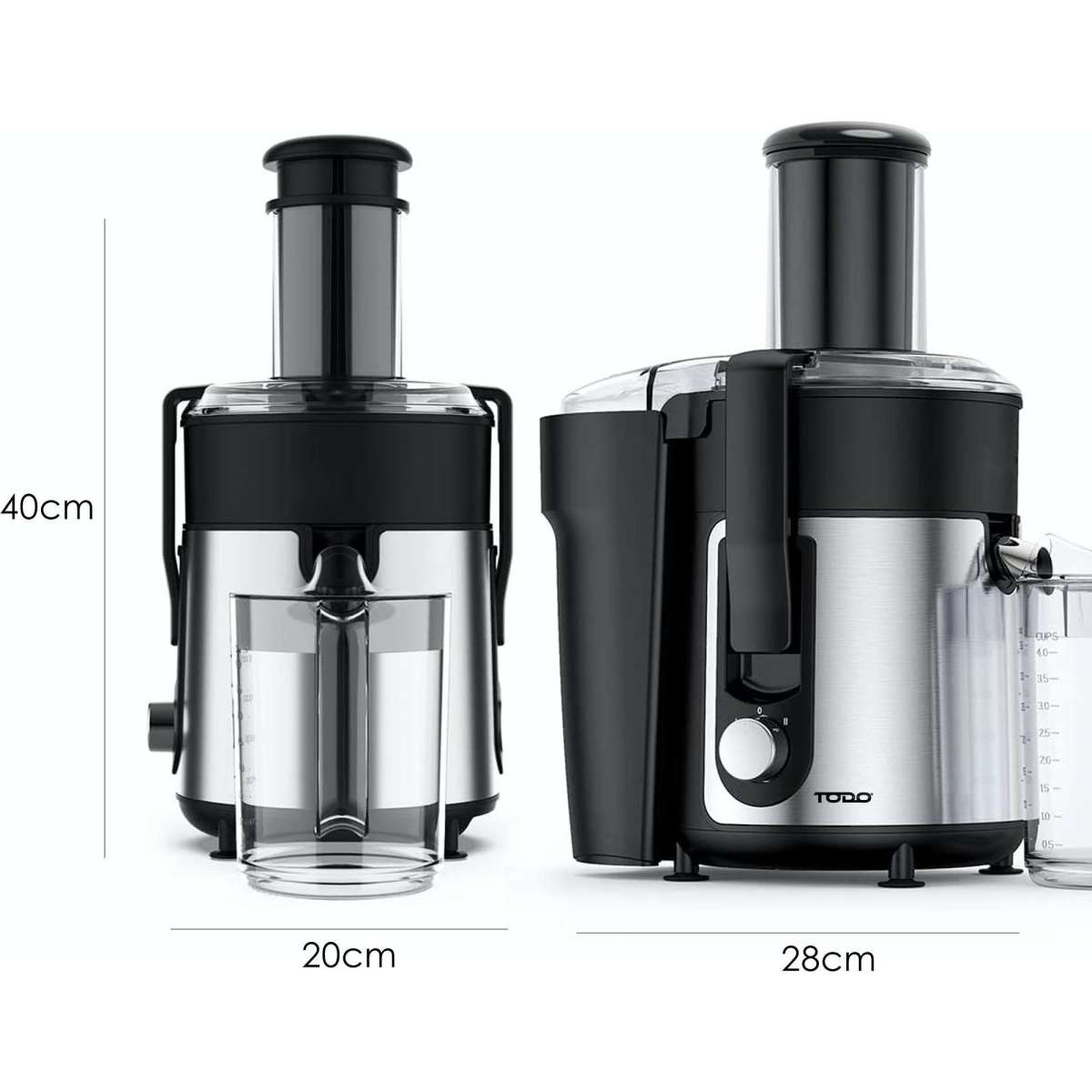 TODO 800W Stainless Steel Juicer Healthy Electric Juice Extractor 1L Jug Woolworths