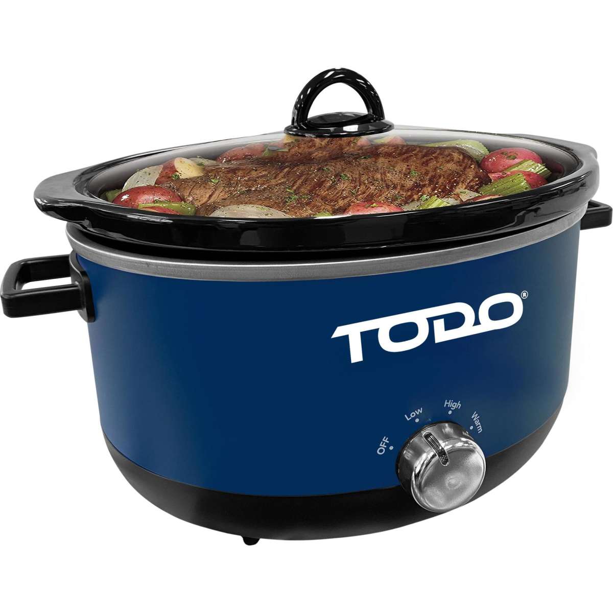 TODO 3.5L Stainless Steel Slow Cooker Removable Ceramic Bowl Woolworths