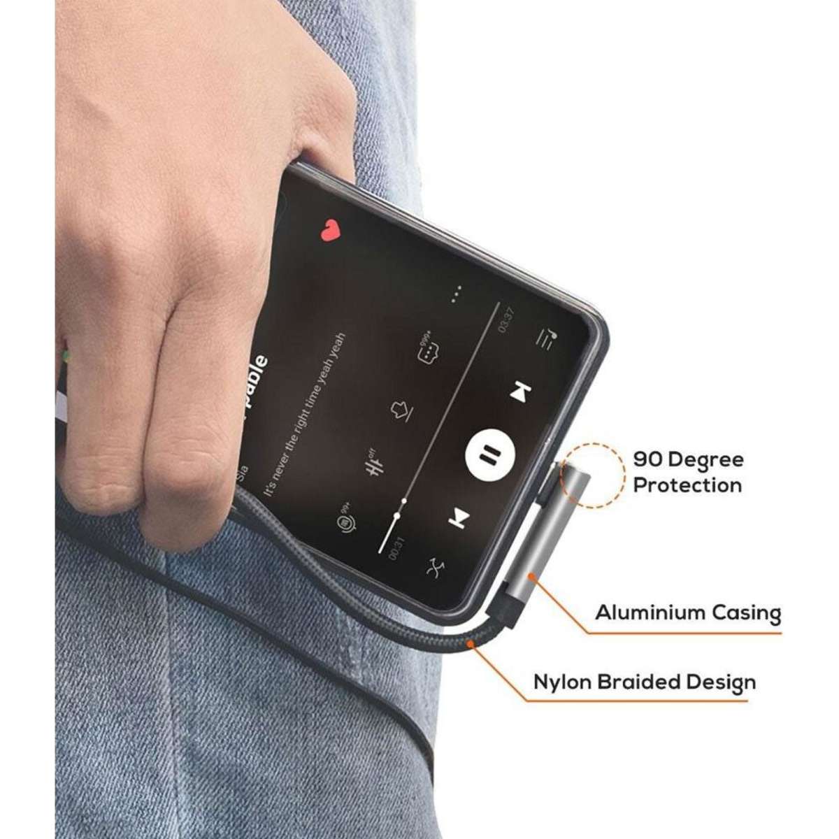 Mbeat ToughLink USBC To 3.5mm Audio Adapter Woolworths