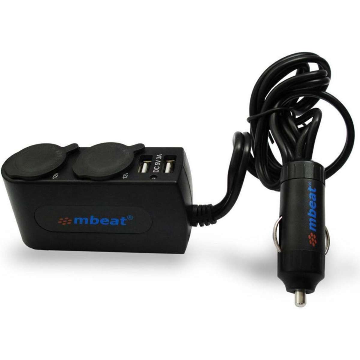 Mbeat Dual Port USB and Cigarette Lighter Car Charger Woolworths