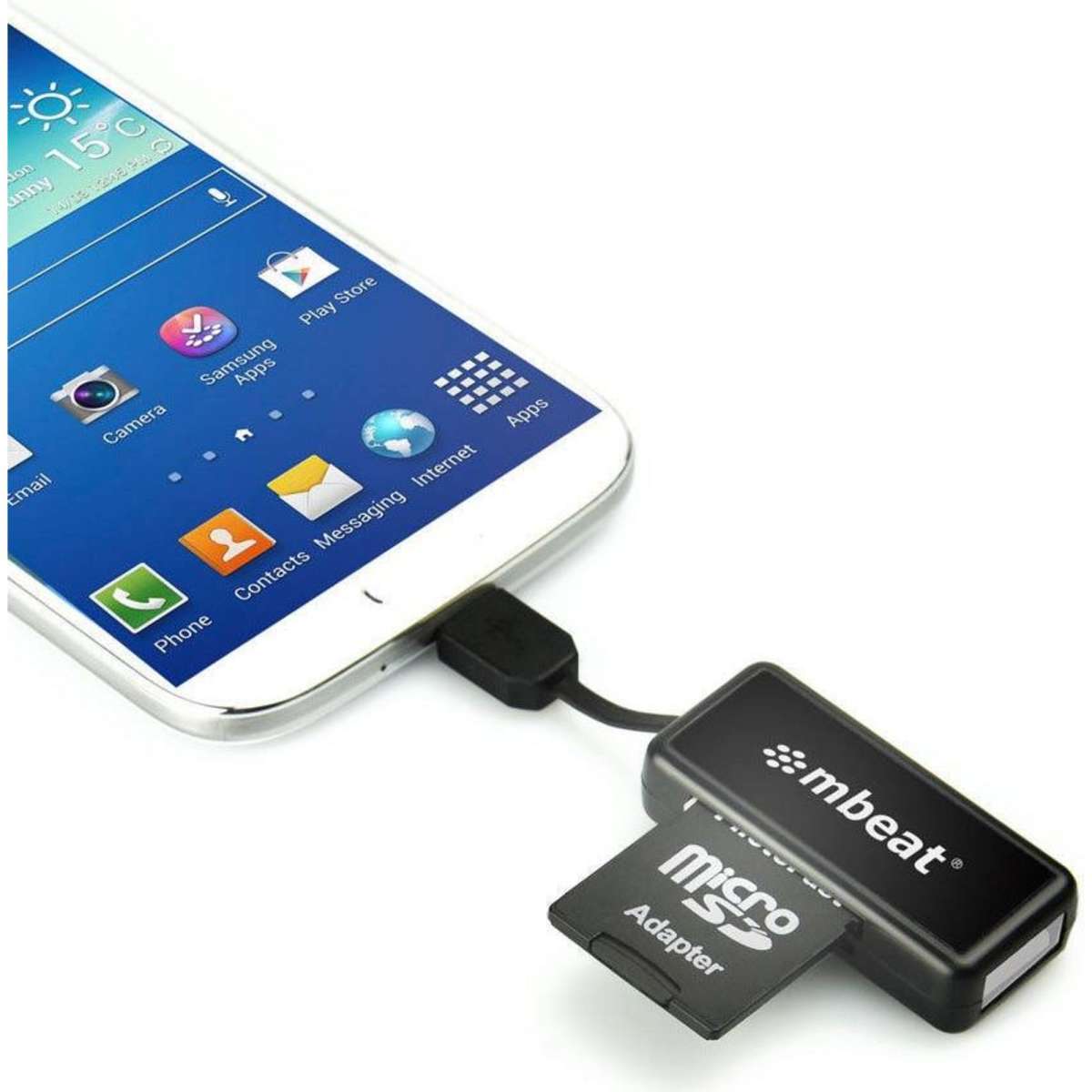 Mbeat Micro USB Card Reader and Hub for Android Smartphone/Tablet