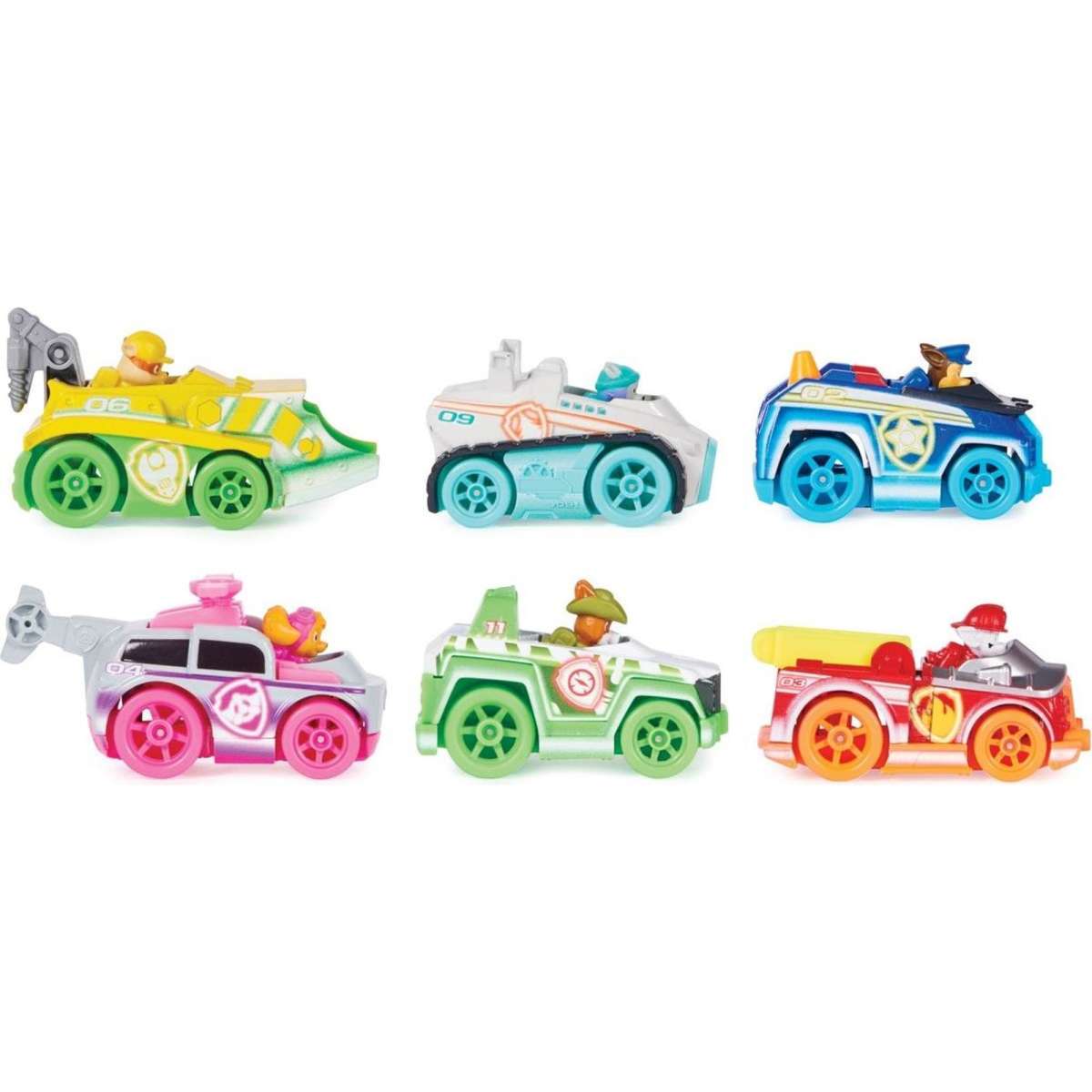 Paw Patrol True Metal Rescue Vehicles Neon Gift Pack Woolworths