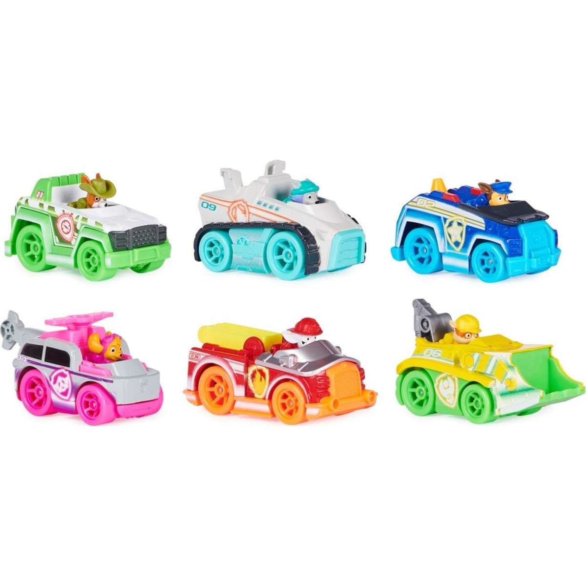 Paw Patrol True Metal Rescue Vehicles Neon Gift Pack Woolworths
