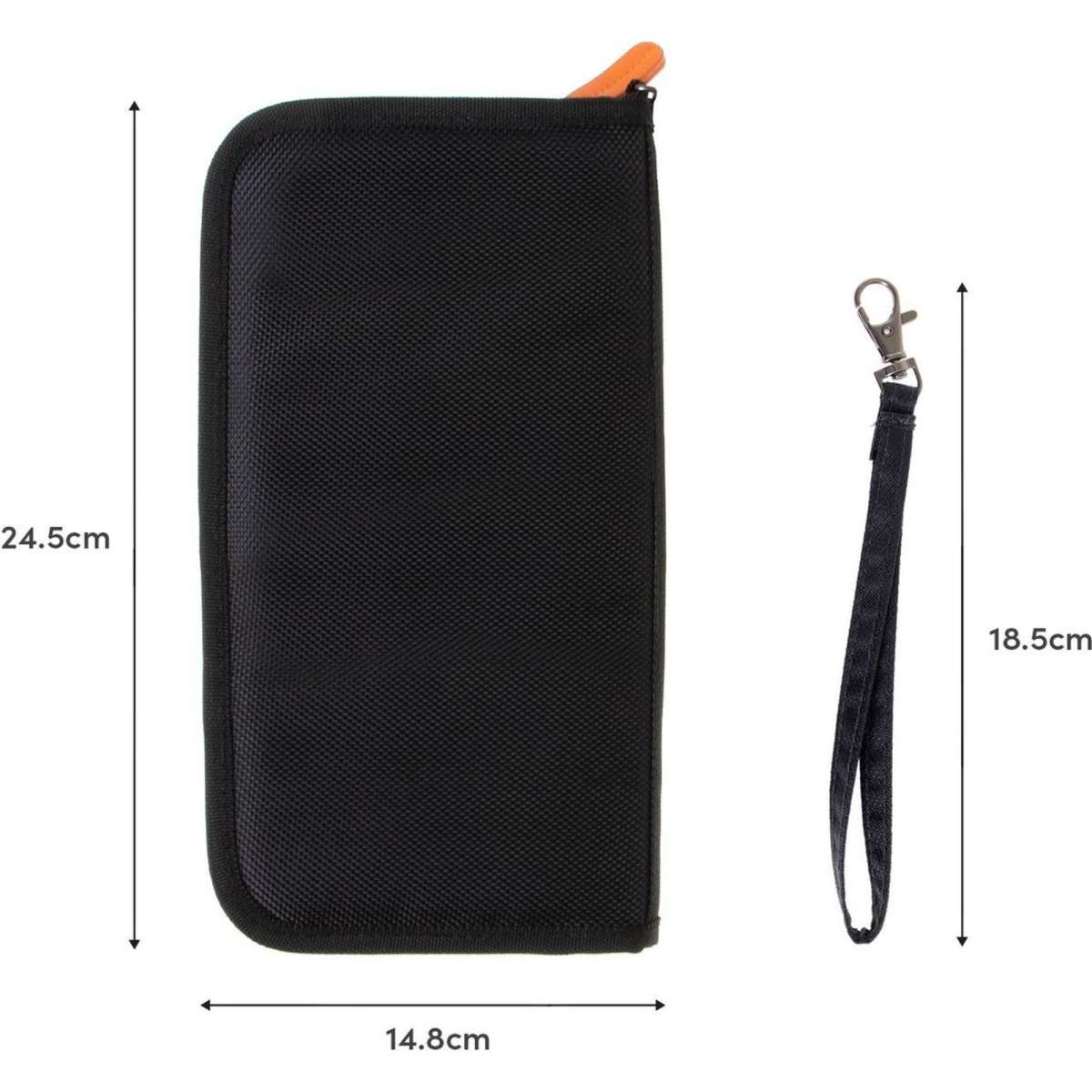 Globite Rfid Blocking Document Wallet - Black 