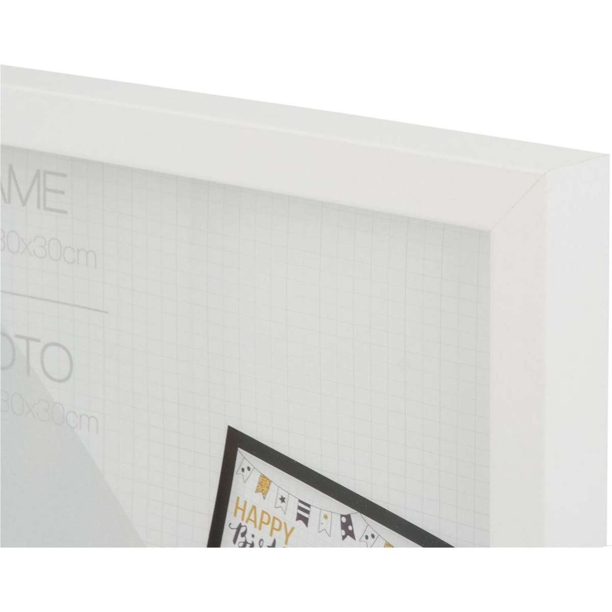 Design House Madison Photo Frame 12" x 12" White Woolworths