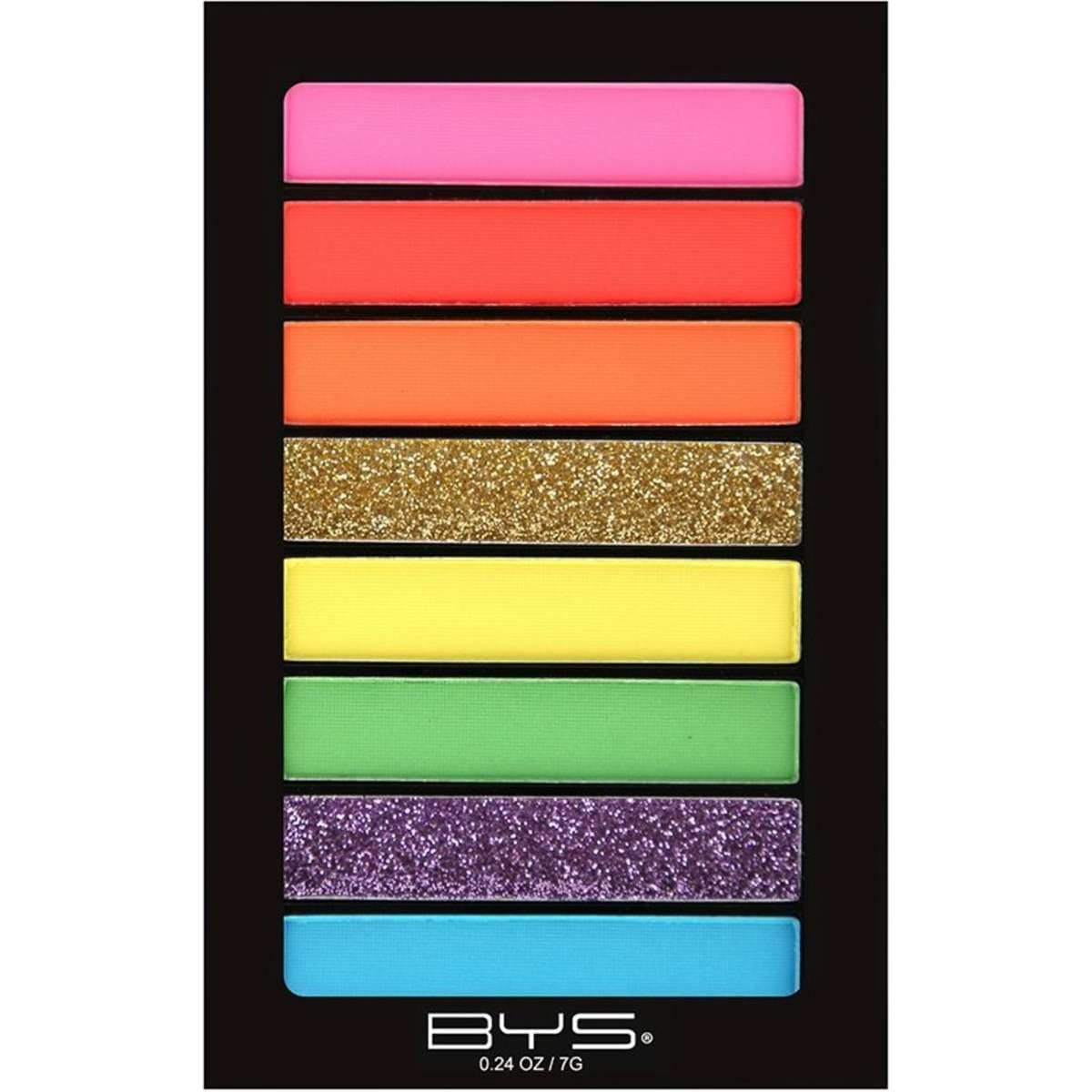 BYS Eyeshadow Makeup Palette Let's Party 8 Shades 7g Woolworths