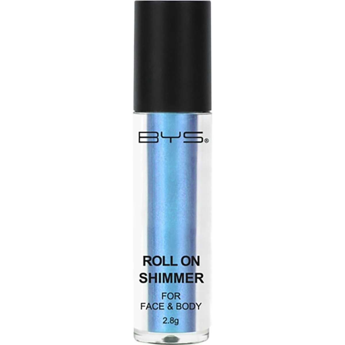 BYS Roll On Shimmer Face/Body Makeup Cosmetic Atlantic Blue 2.8g Woolworths