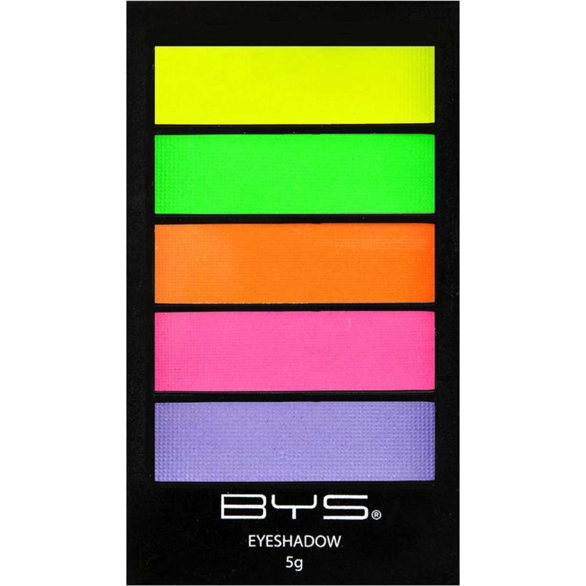 BYS Eyeshadow Palette Neons 5 Shades 5g Woolworths