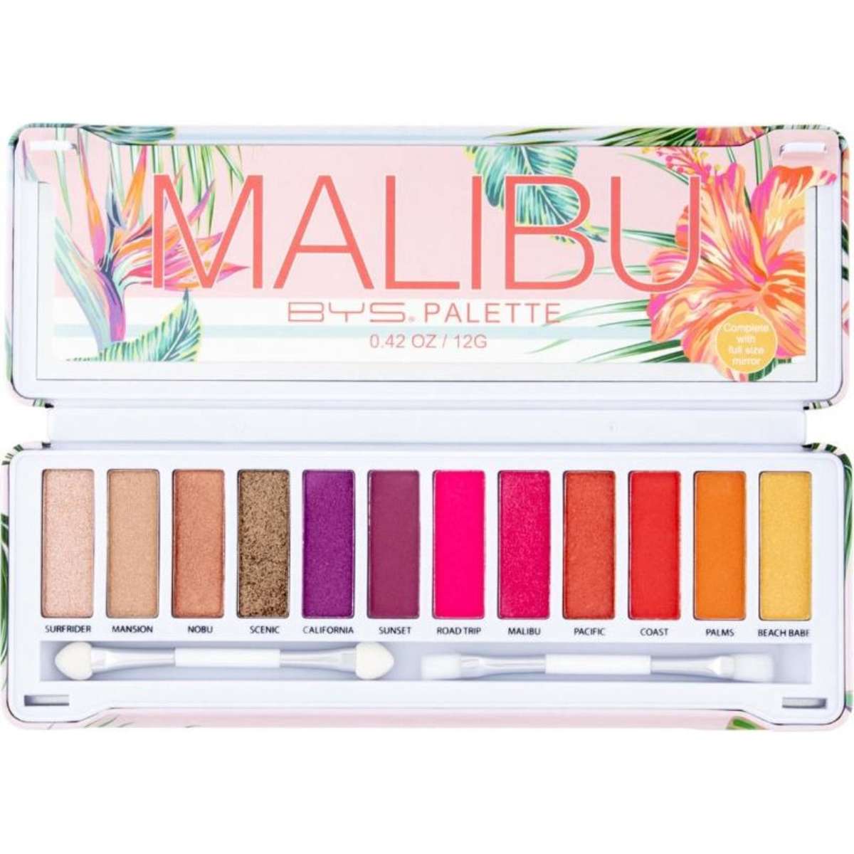 BYS Malibu Tones And Shades Eyeshadow w/ Applicator Woolworths