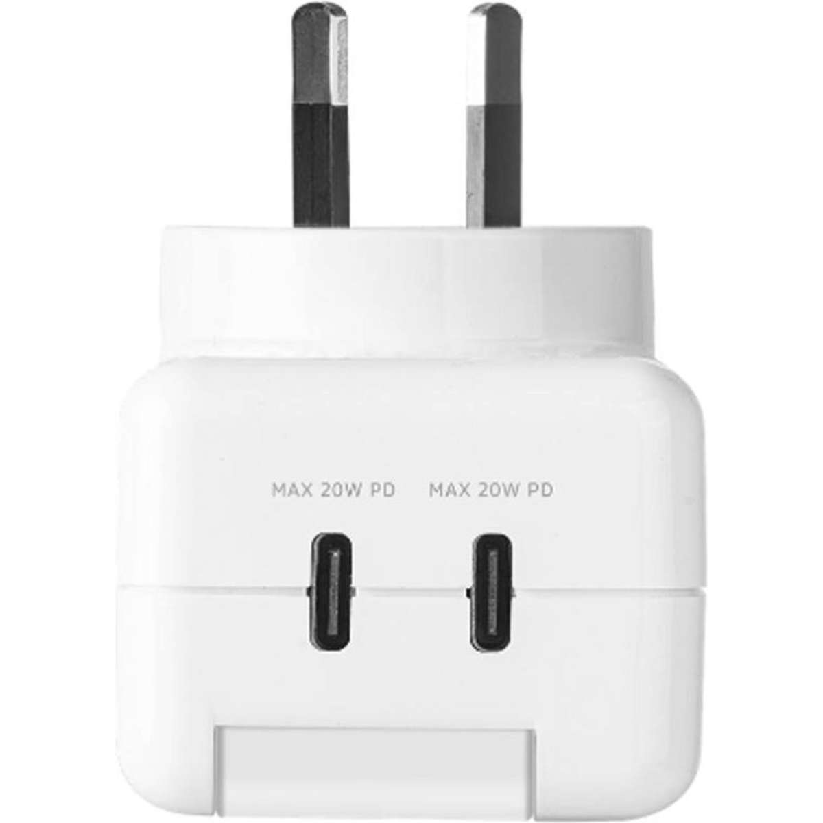 3Sixt PowerGuard Dual USBC Phone Wall Charger White 40W Woolworths