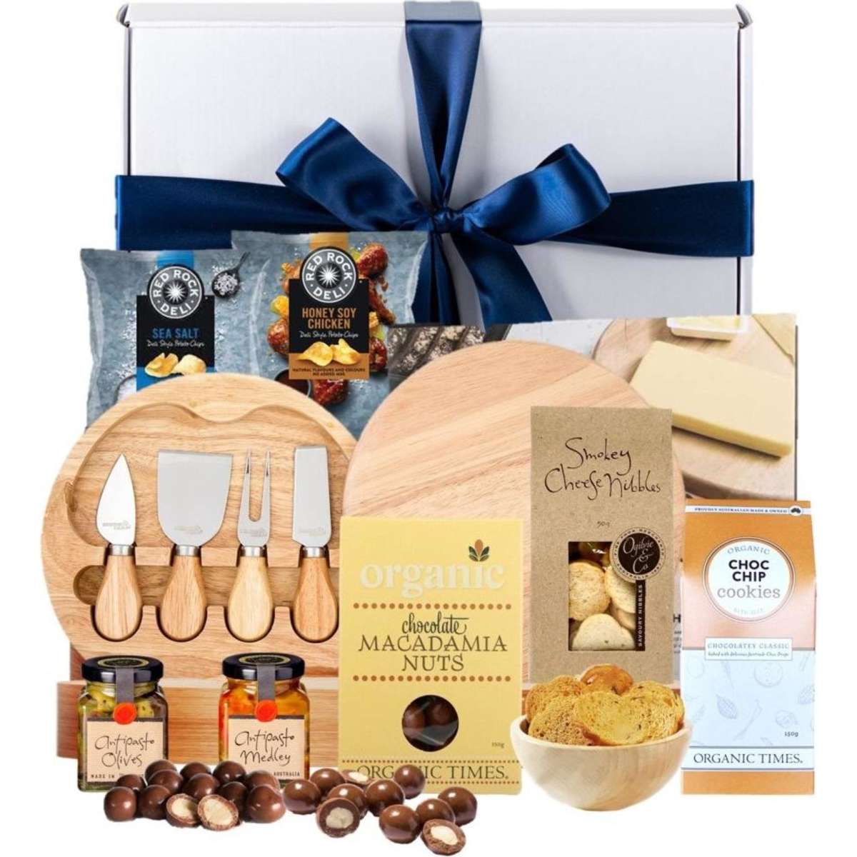 Tastebuds Antipasto Cheese Board and Knife Set Hamper Woolworths