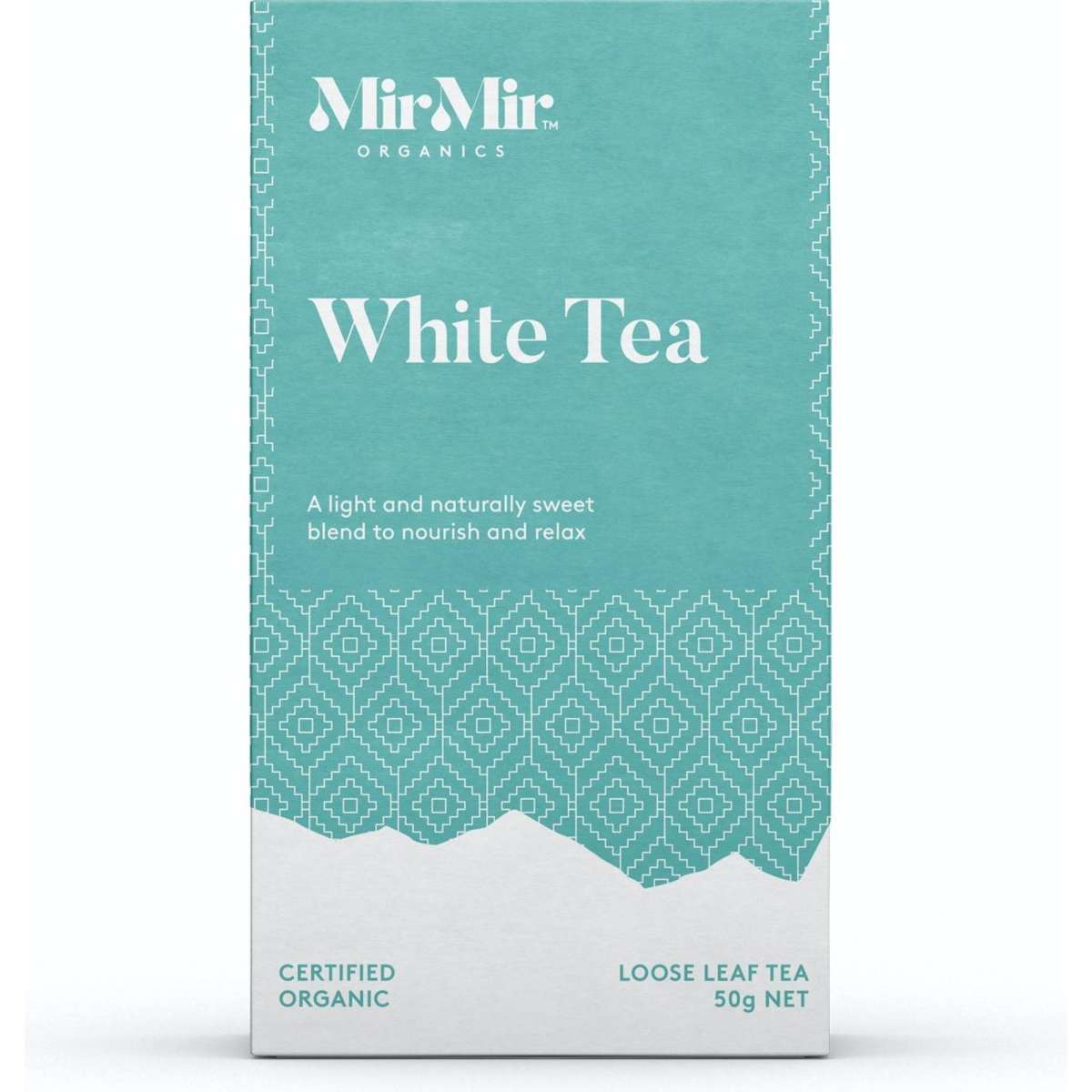 MirMir Organics Certified Organic White Tea Loose Leaf 50gm x 2 packs