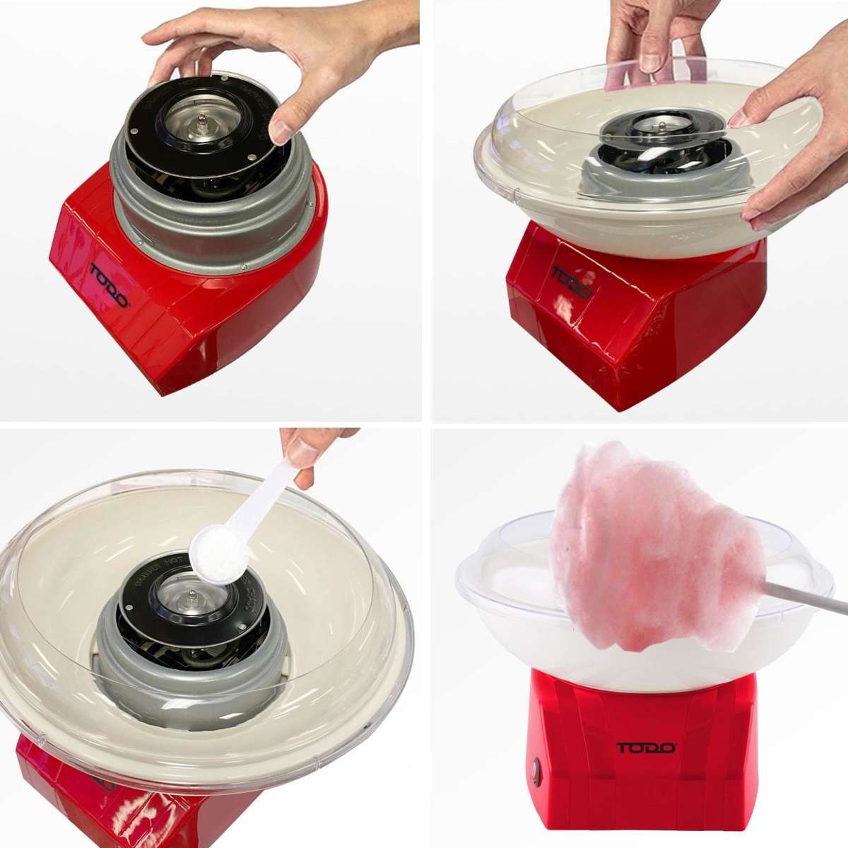 TODO Cotton Candy Machine Electric Fairy Floss Maker Sugar Kids Snack Woolworths