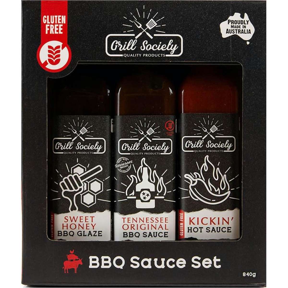 Bbq condiment outlet set