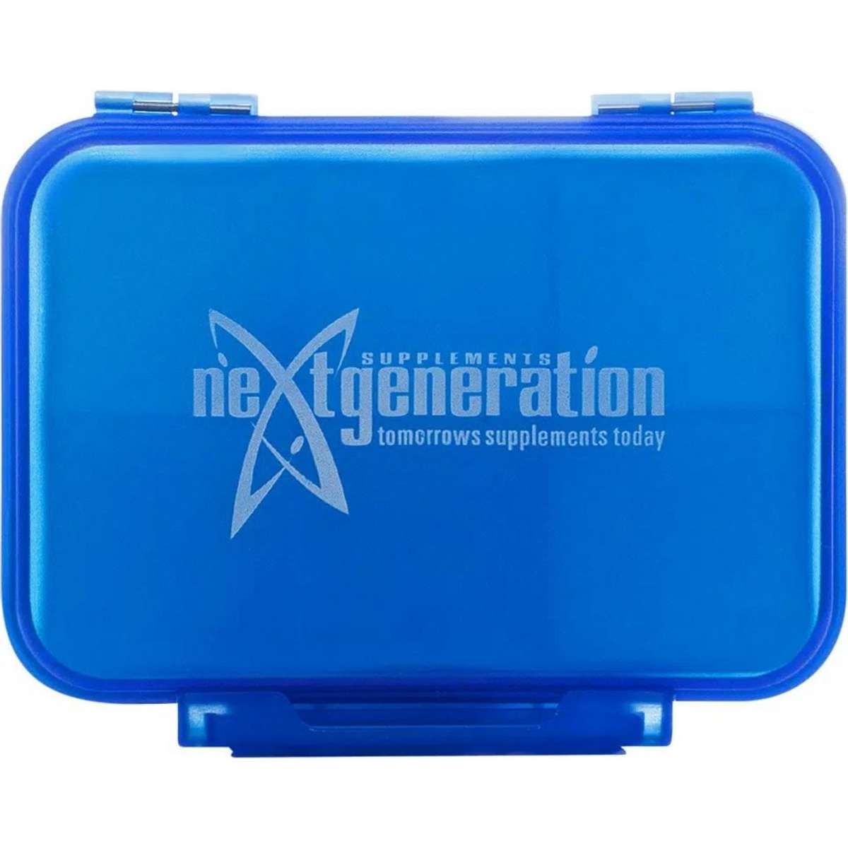Next Generation Supplements Pill Box 6 Compartments Blue 3PK Woolworths