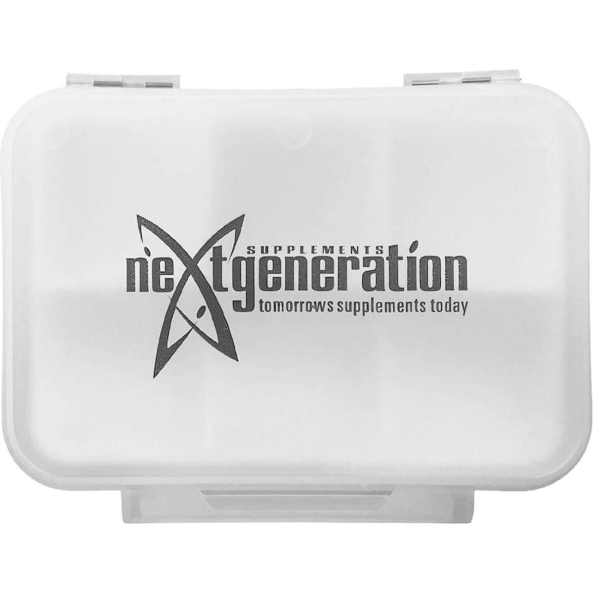 Next Generation Supplements Pill Box 6 Compartments Clear 3PK Woolworths