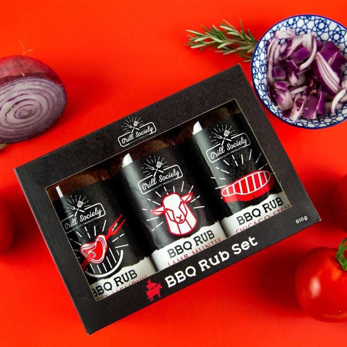 Grill Society BBQ Rub Barbeque Seasoning Set 3pc Woolworths