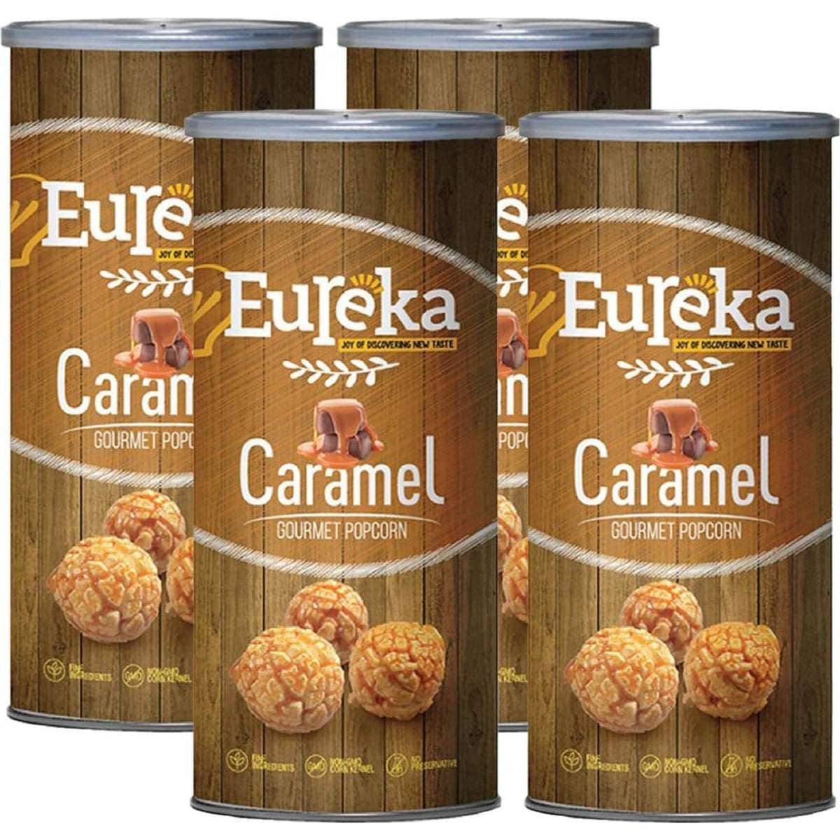Eureka Canned Popcorn Caramel Flavor 70g X 4Pack Woolworths