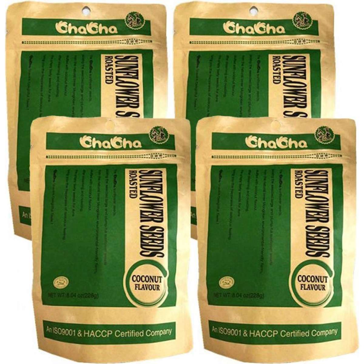 Chacha Roasted Sunflower Seeds Coconut Flavor 228g X 4Pack Woolworths