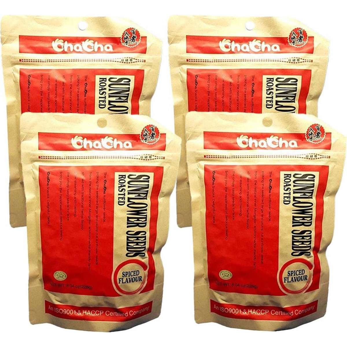 Chacha Roasted Sunflower Seeds Five Spiced Flavor 228g X 4Pack | Woolworths