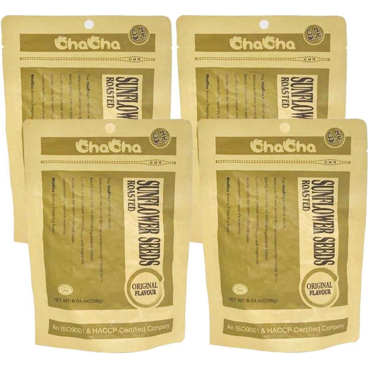 Chacha Roasted Sunflower Seeds Original Flavor 228g X 4Pack | Woolworths