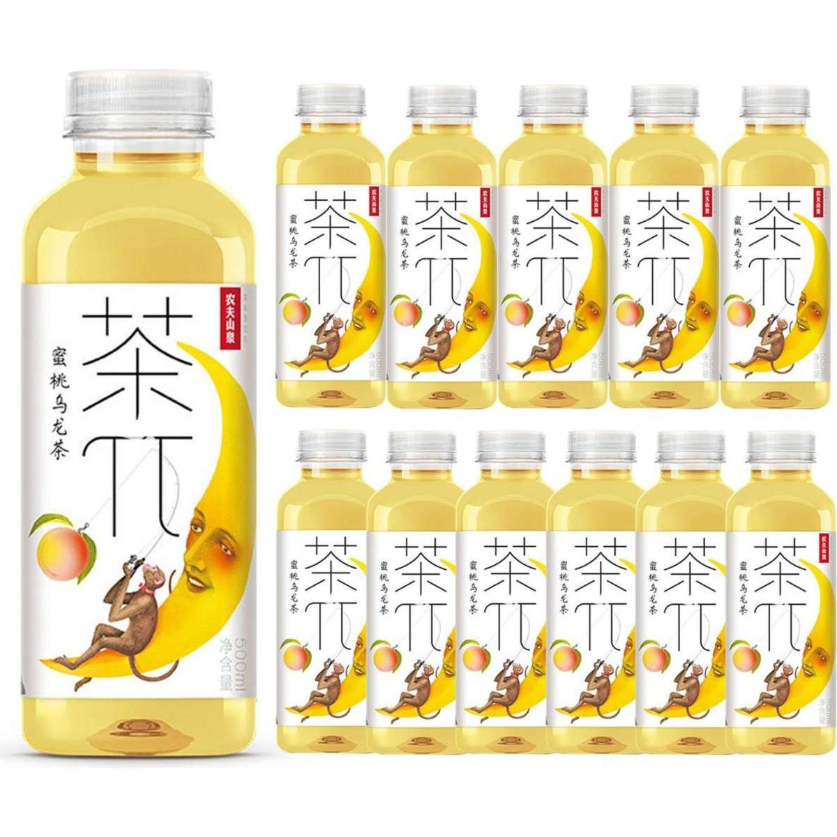 Nongfu Spring Tea p Honey Peach Oolong Tea 500ml X 12Pack Woolworths