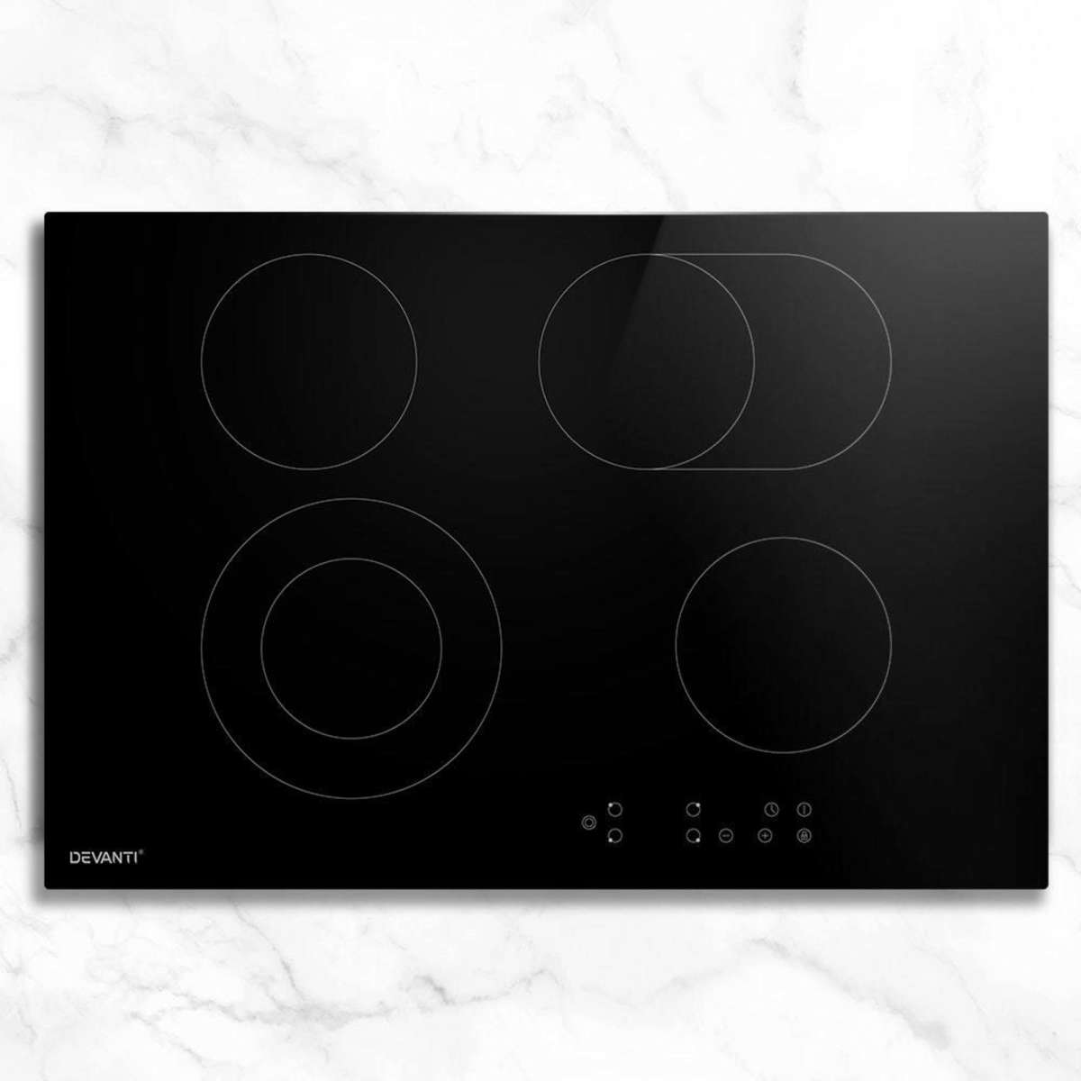 Devanti Electric Ceramic Cooktop 77cm Woolworths