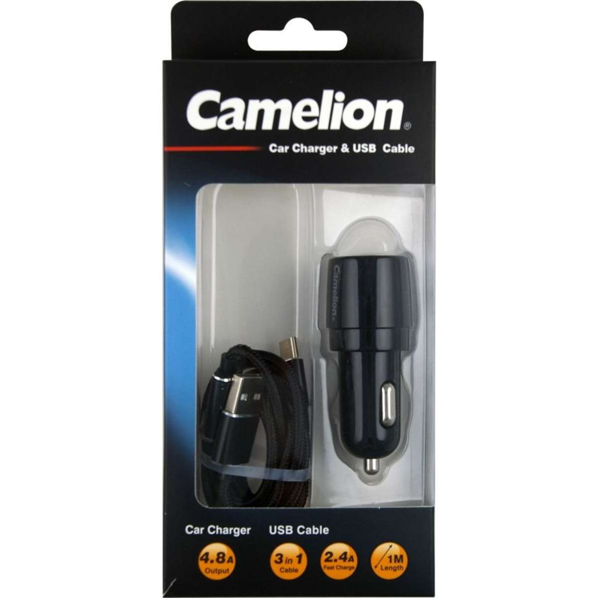 Camelion 3 In 1 USB 4.8A Battery Charger Inc. Car Kit Woolworths