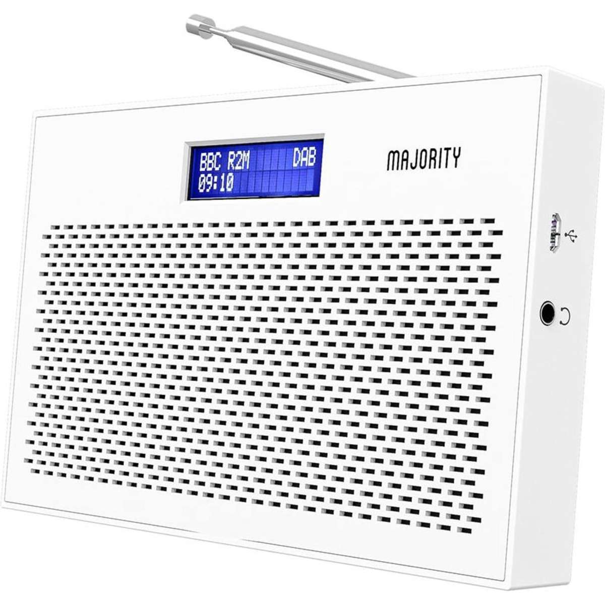 Majority Histon Compact DAB & FM RadioWhite Woolworths