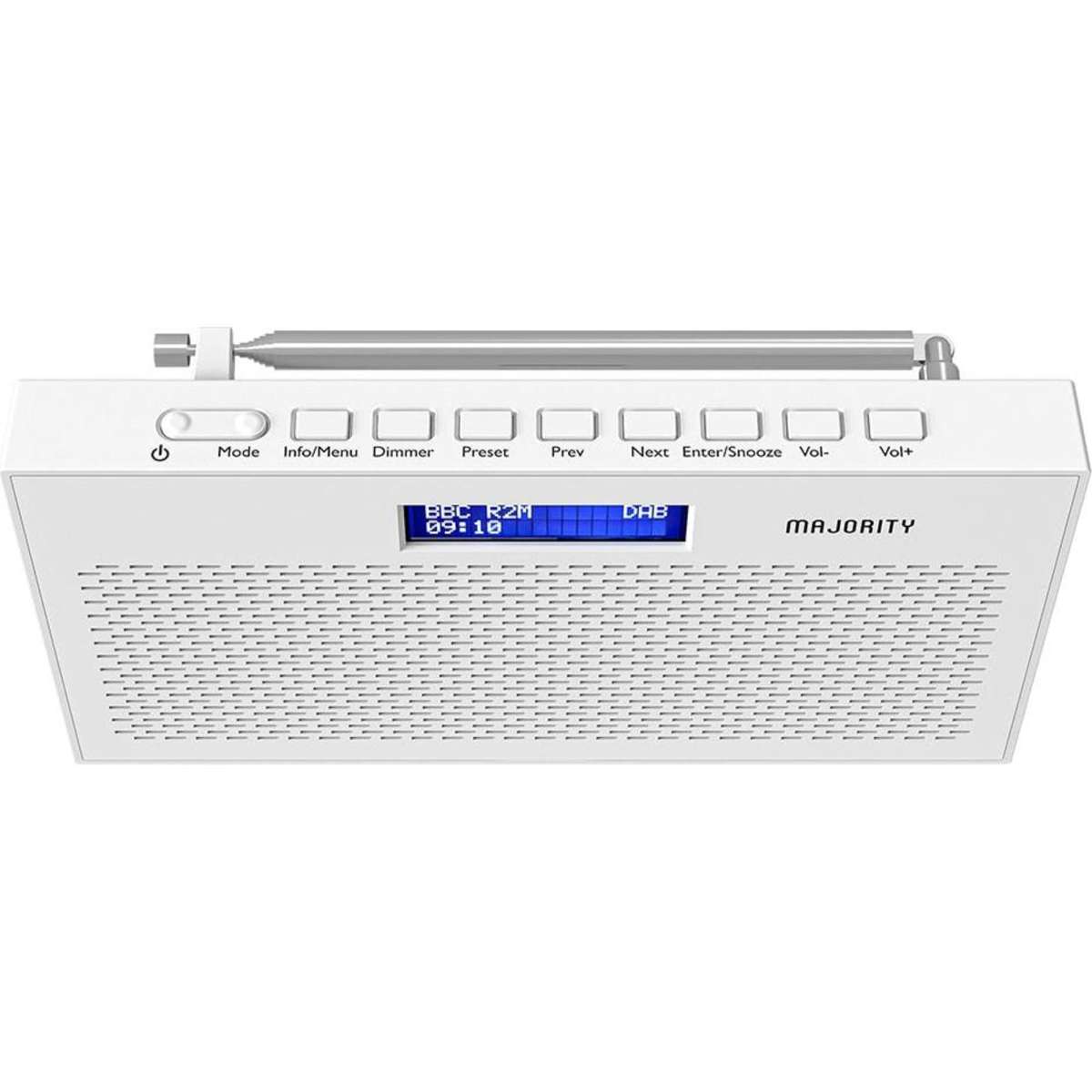 Majority Histon Compact DAB & FM RadioWhite Woolworths