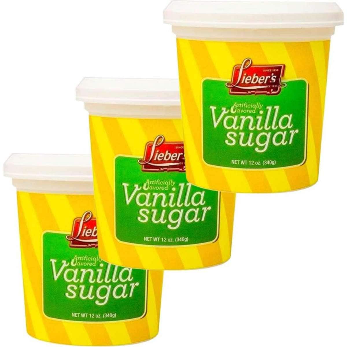 Liebers Vanilla Sugar 340g x 3 Woolworths