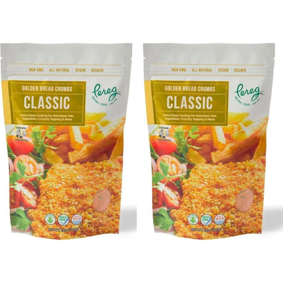 Pereg Classic Golden Breadcrumbs 340g x 2 Woolworths