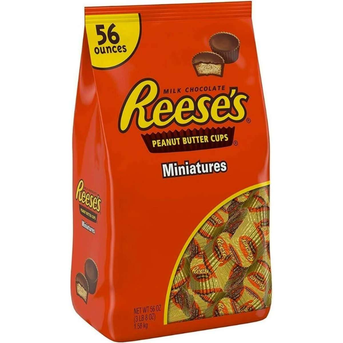 Reeses Peanut Butter Cups Miniatures 1.58kg Woolworths