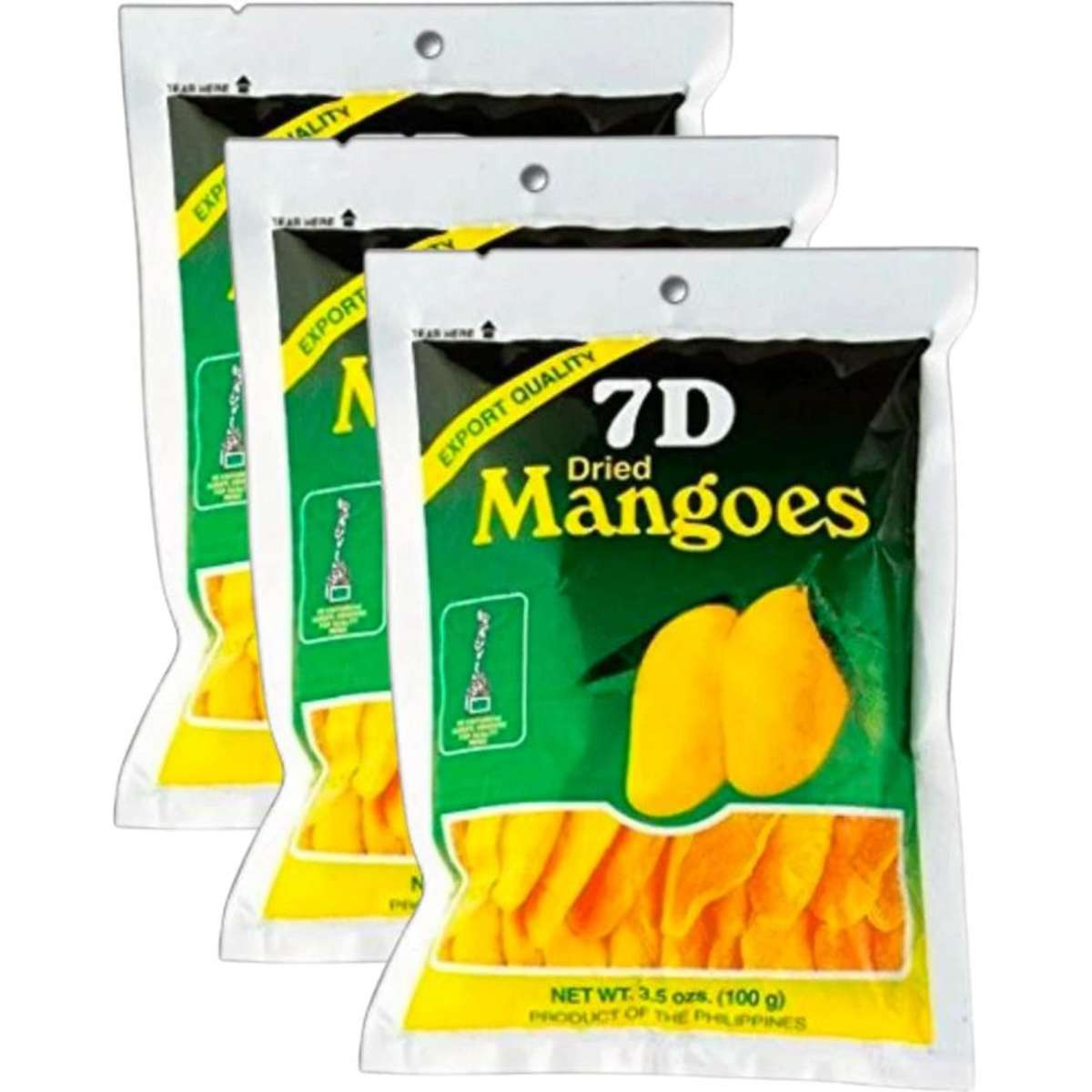 7D Dried Mangoes 100g x 3 | Woolworths