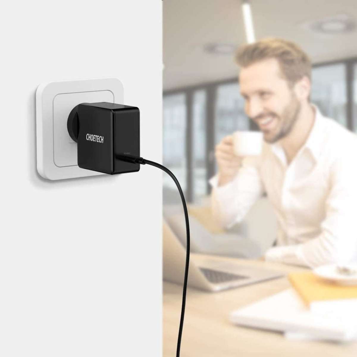 Choetech 60W USBC PD Wall Charger Type C Fast Charge Power Adapter AU