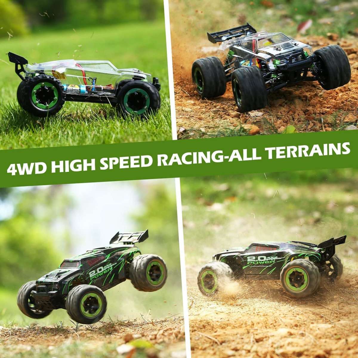 Deerc 302E RC Car High Speed Remote Control Car 118 Scale 4WD Monster