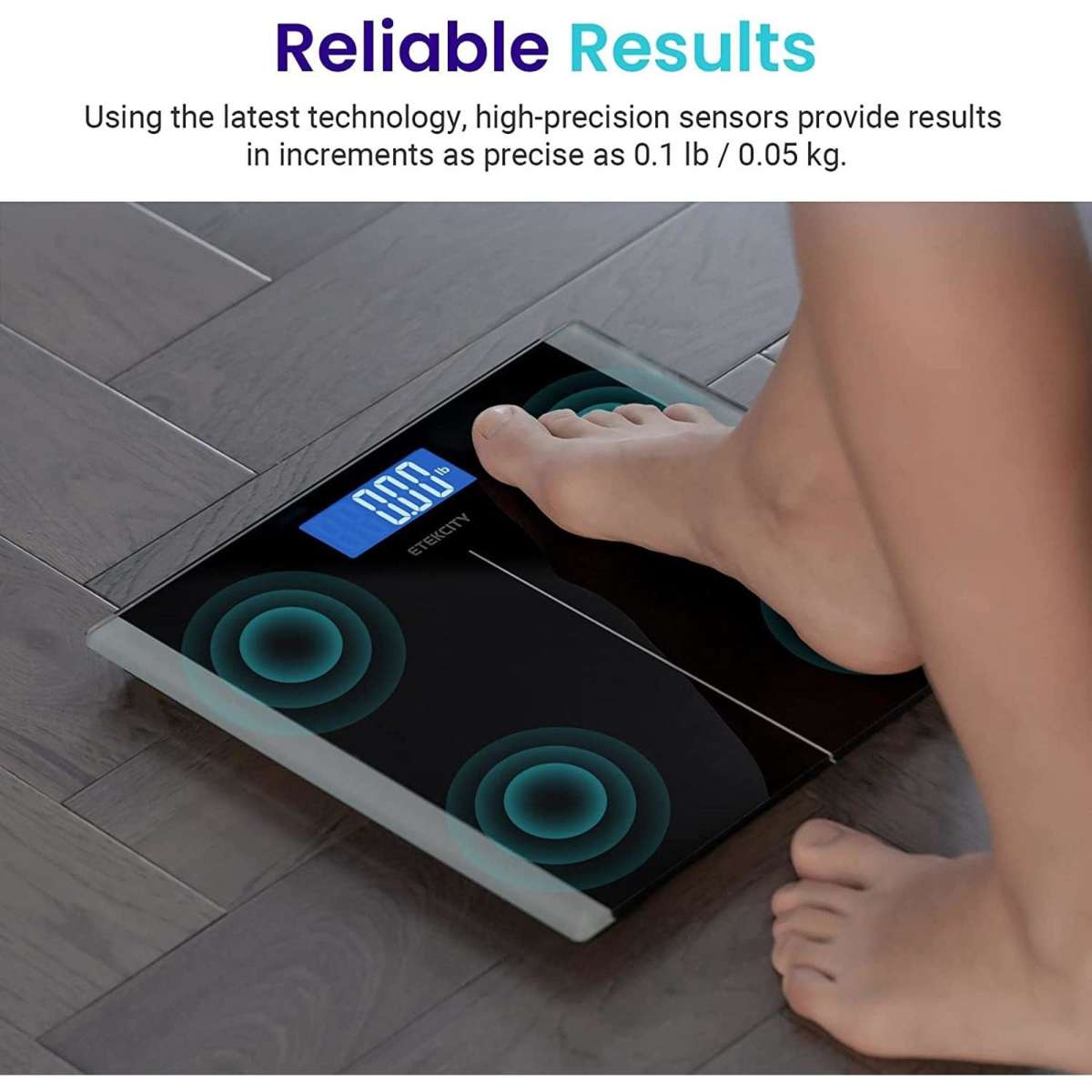 Etekcity Digital Body Weight Scale Bathroom LCD Display Durable