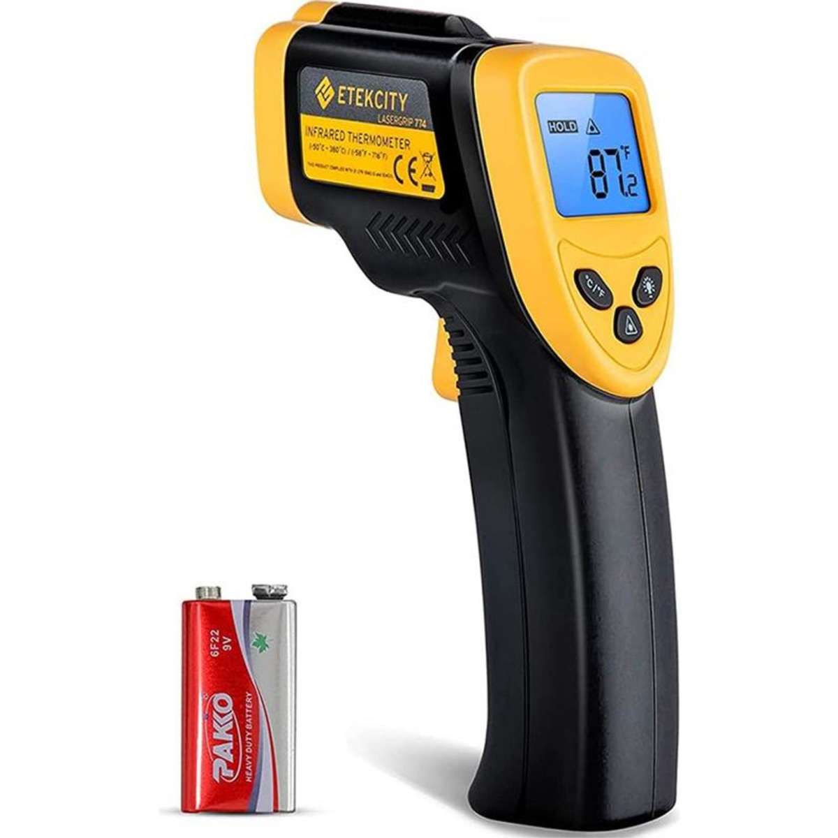 Etekcity Infrared Thermometer 774 Digital Temperature Gun for Cooking