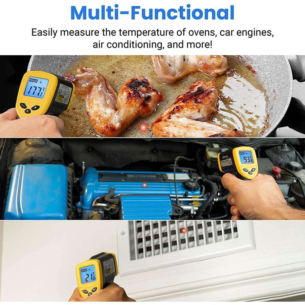 Etekcity Infrared Thermometer 1080 Digital Temperature Gun for Cooking