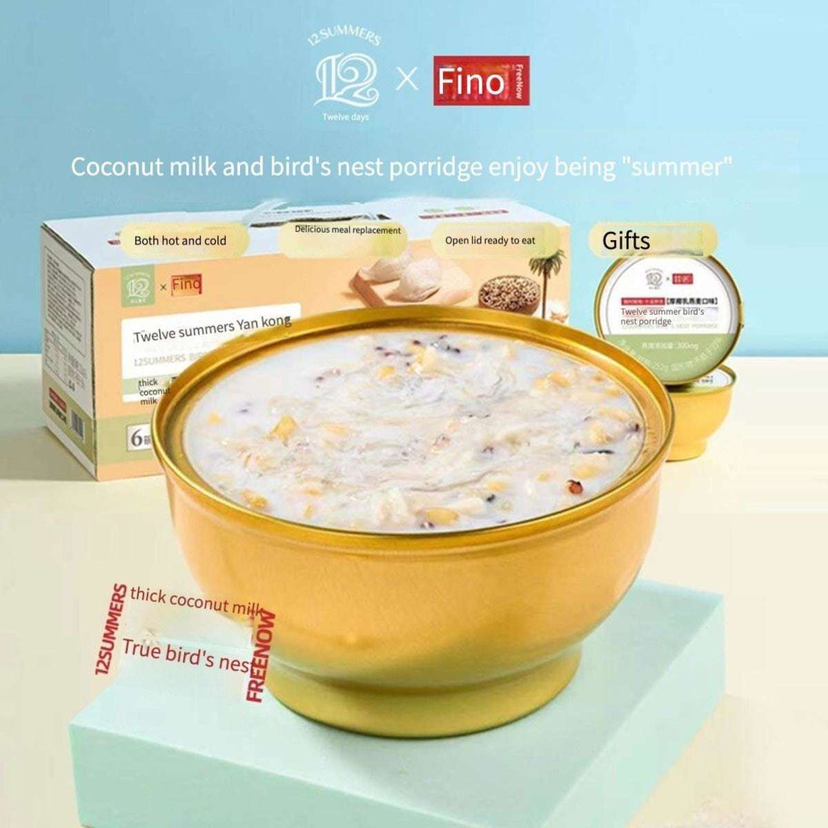12 Summer Bird's Nest Porridge Coconut oats Flavour 252*6pcs/ctn