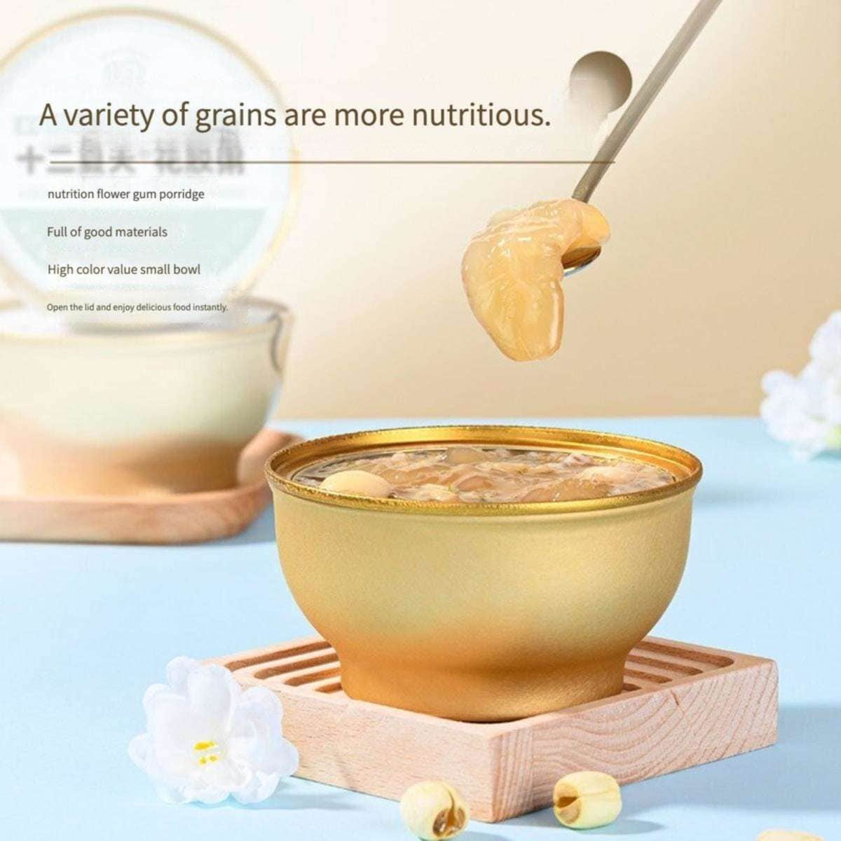 12 Summer Fish Gelatin Porridge Jasmine & Lotus Seed Flavour 252g*6pcs