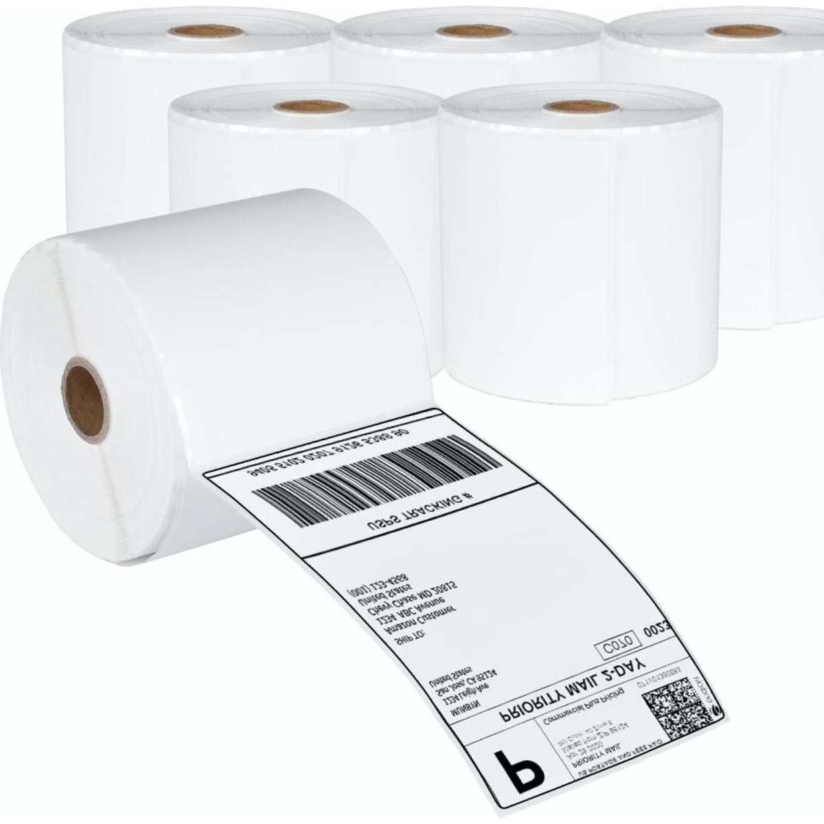 Traderight Group 6 Rolls Direct Thermal Labels Barcode 100x150 Fastway 