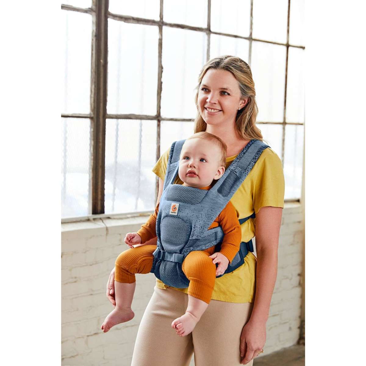 Ergobaby Aerloom Baby Carrier Ocean Blue Woolworths
