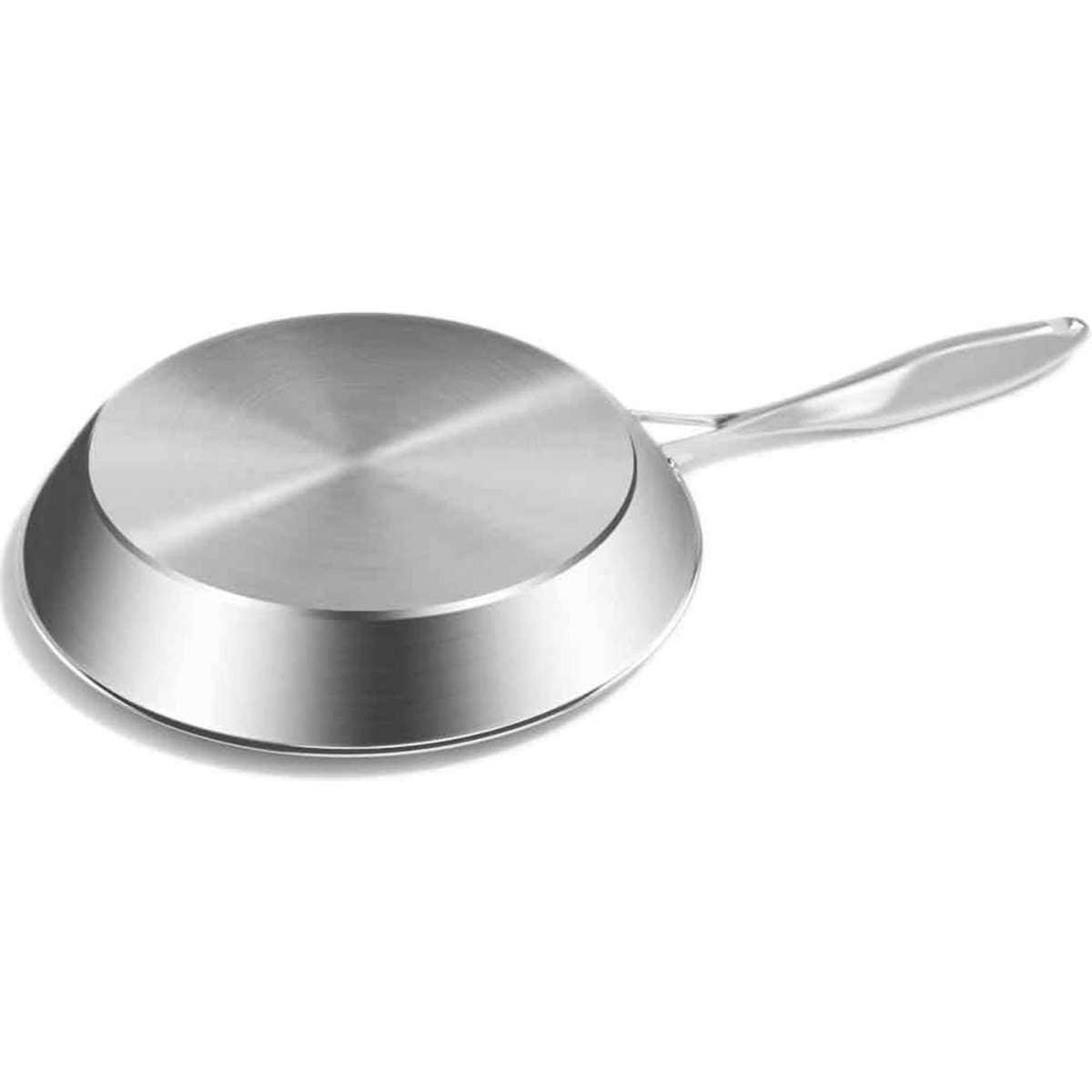 SOGA Stainless Steel Fry Pan 26cm Frying Pan Top Grade Induction