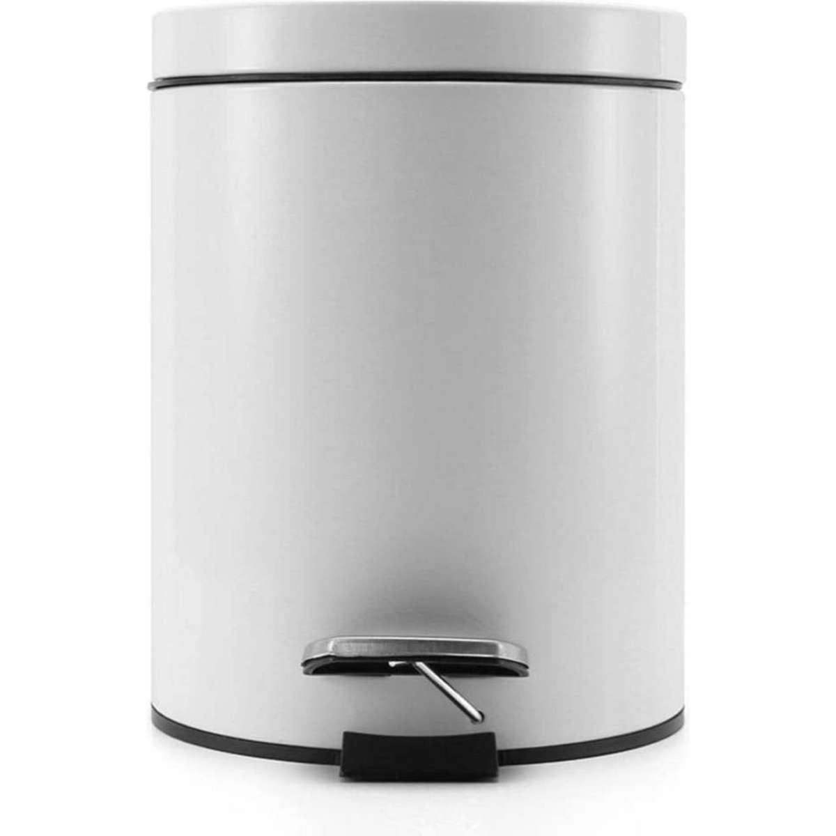 SOGA 12L Modern Foot Pedal Trash Bin Waste Kitchen Bathroom Stainless